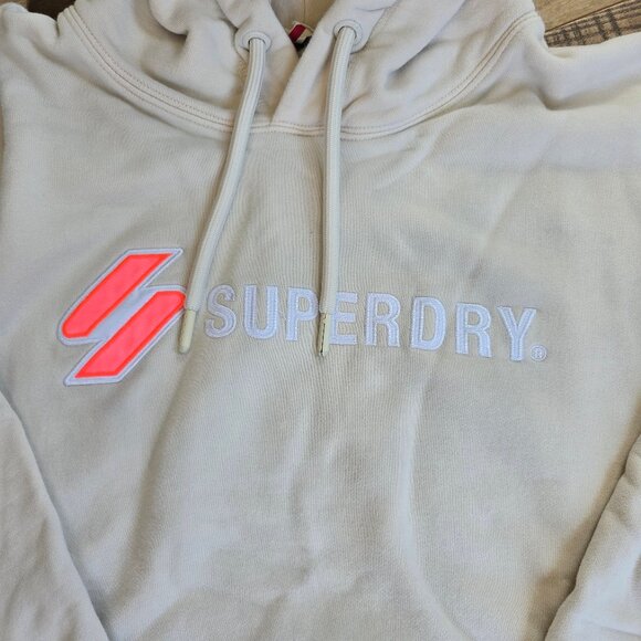 Women's Superdry Oversized Hoodie M/L - Picture 2 of 9